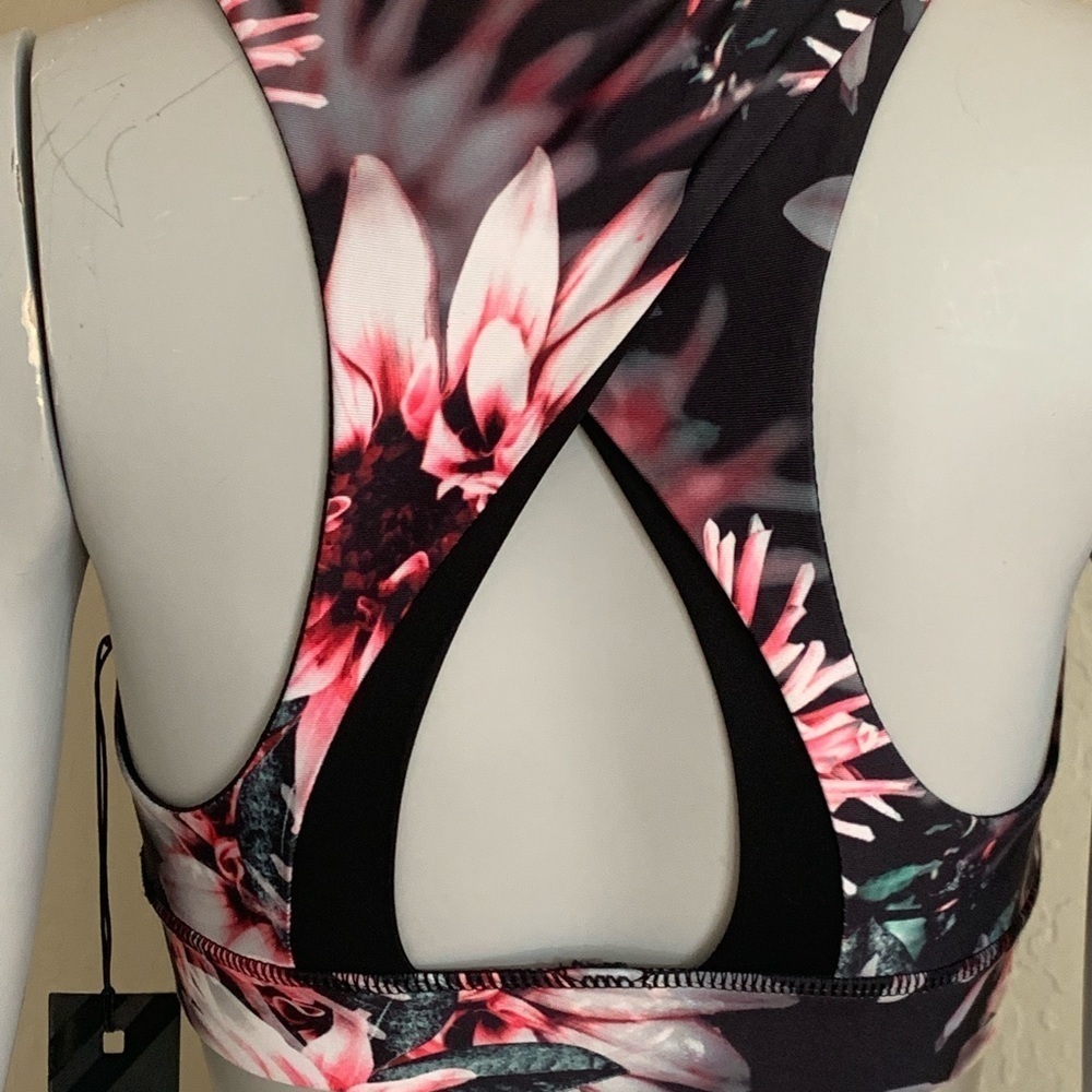NWT Kyodan Floral Sports Bra Size XS - Picture 10 of 14